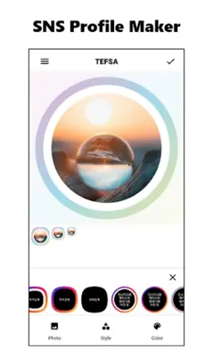 TEFSA profile picture maker android App screenshot 2